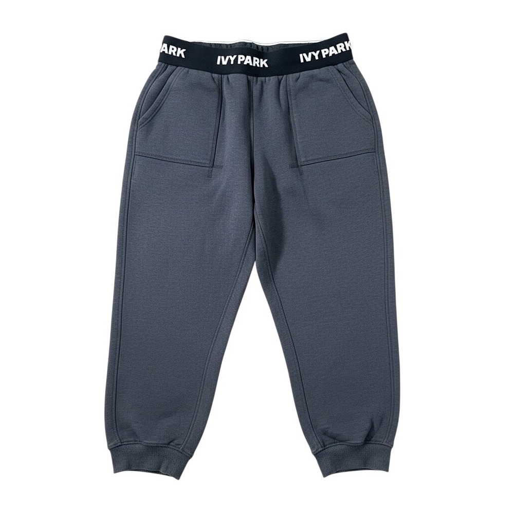 IVY PARK Men Dark Wash Joggers Sweatpants Elastic Waist‎ Logo Size S
